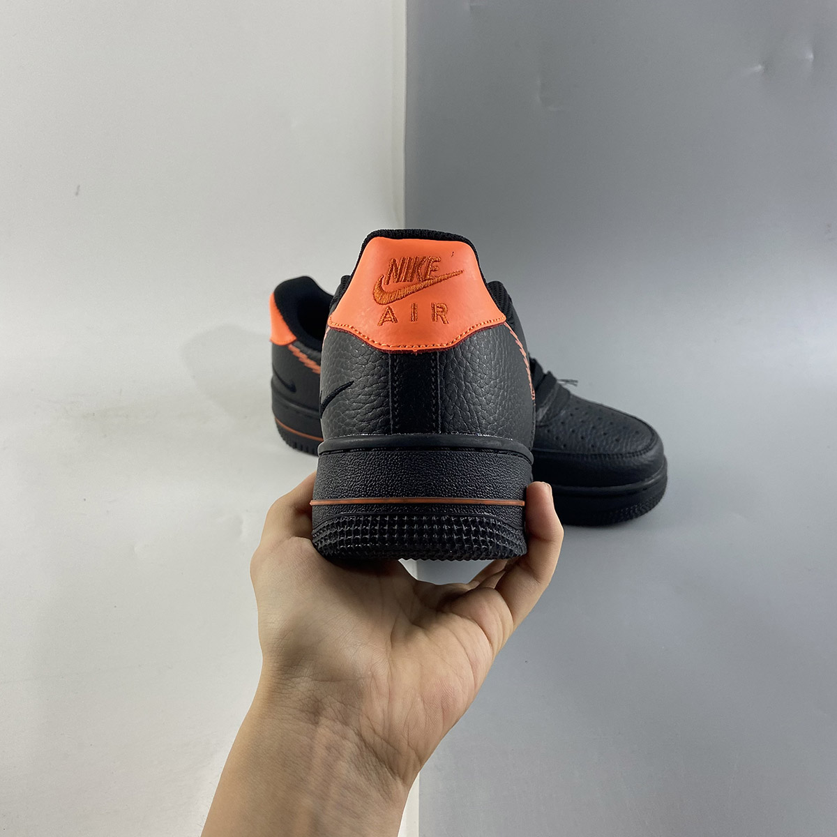VLONE-Like-Nike-Air-Force-1-Low-Black-Orange-For-Sale-4