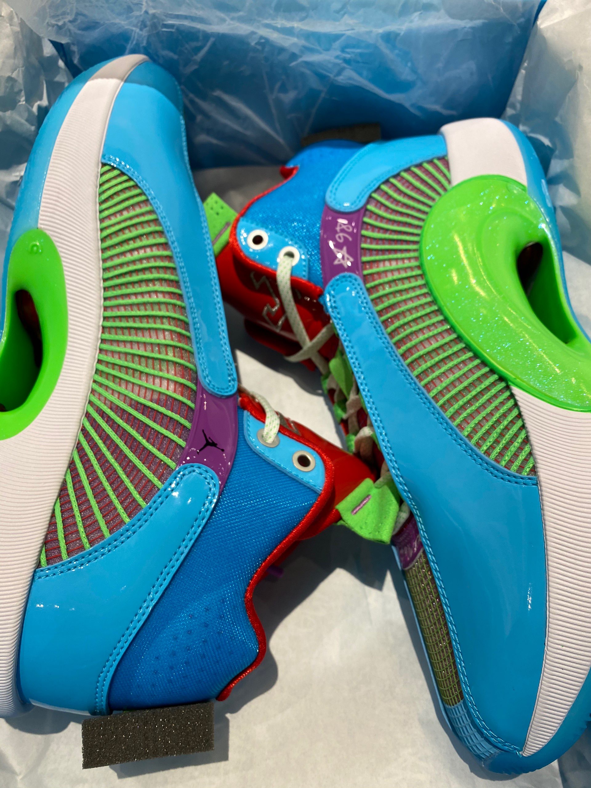 Jayson Tatum x Air Jordan 35 “Greatest Gift” Blue Fury For