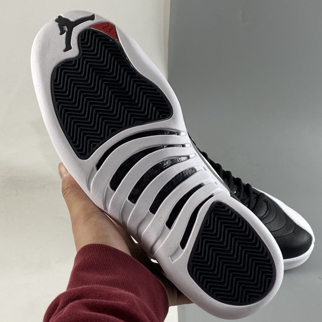 Air-Jordan-12-Playoffs-2021-Black-Varsity-Red-White-For-Sale-5