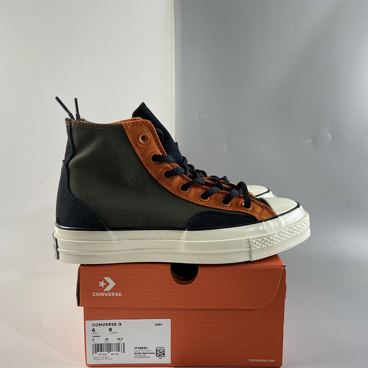 Converse-Court-Reimagined-Chuck-70-Cargo-Khaki-Fire-Pit-Egret-For-Sale-7