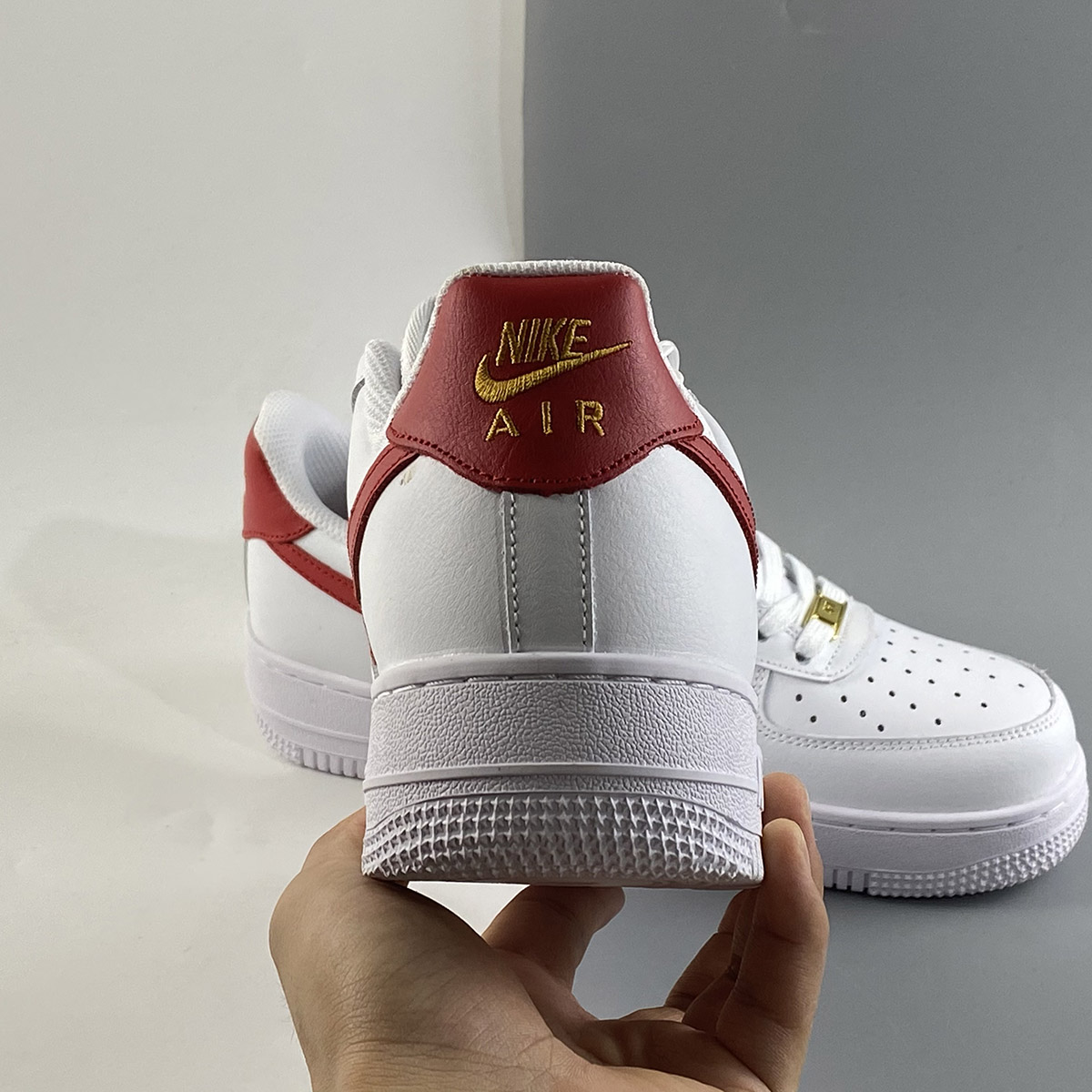 Nike-Air-Force-1-07-Essential-White-Gym-Red-For-Sale-4