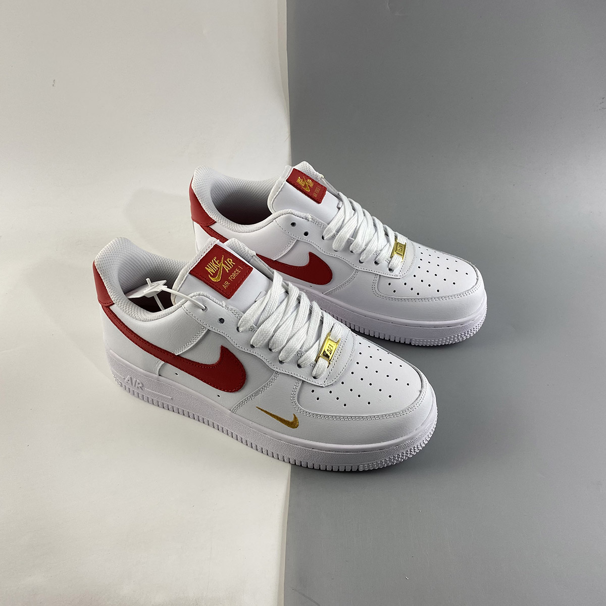 Nike-Air-Force-1-07-Essential-White-Gym-Red-For-Sale-6