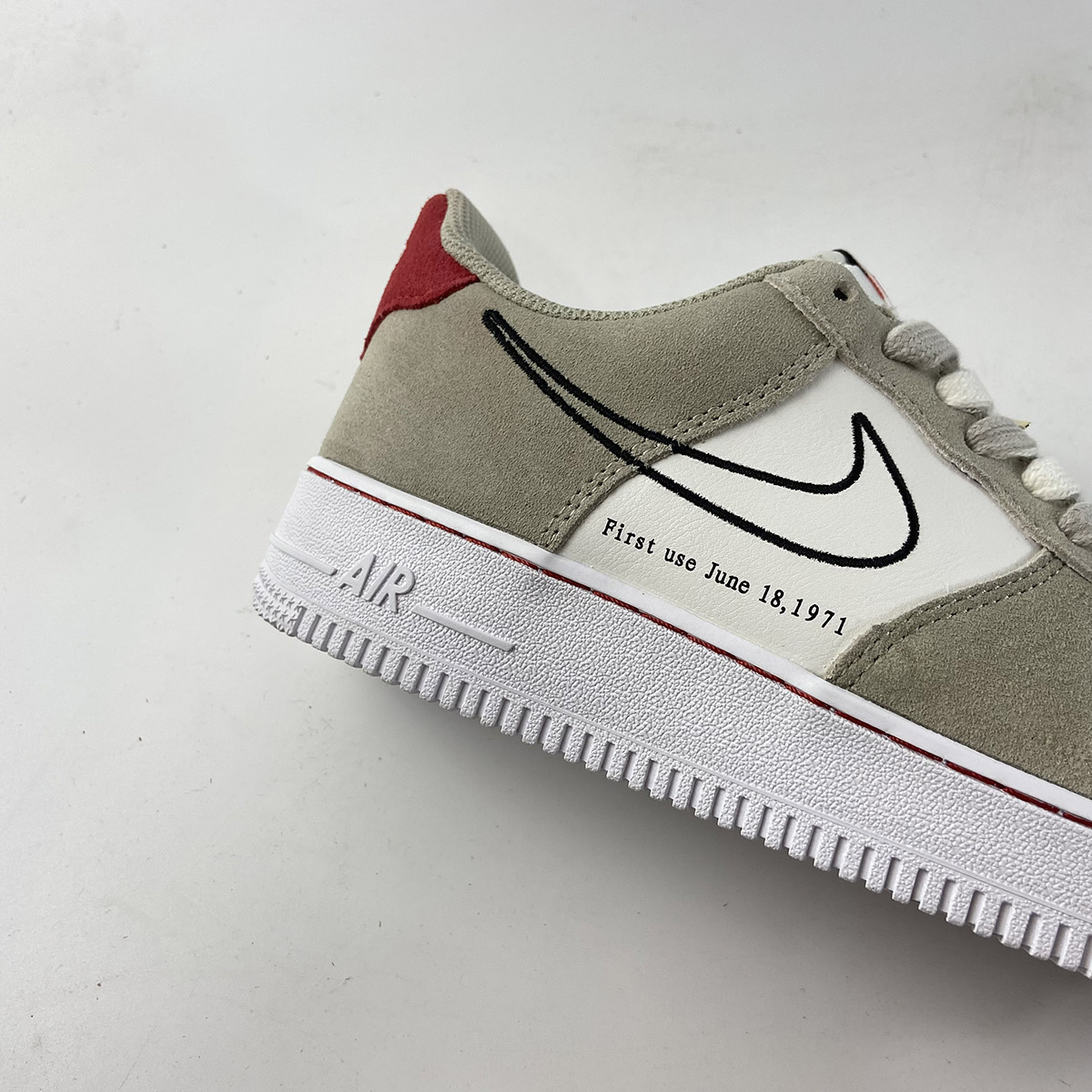 Nike-Air-Force-1-Low-First-Use-Light-Stone-Black-Sail-University-Red-For-Sale-2