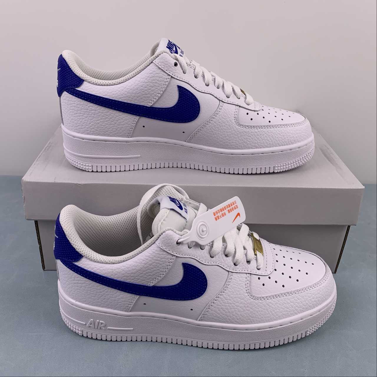 Nike-Air-Force-1-Low-White-Royal-Blue-DM2845-100-For-Sale-8