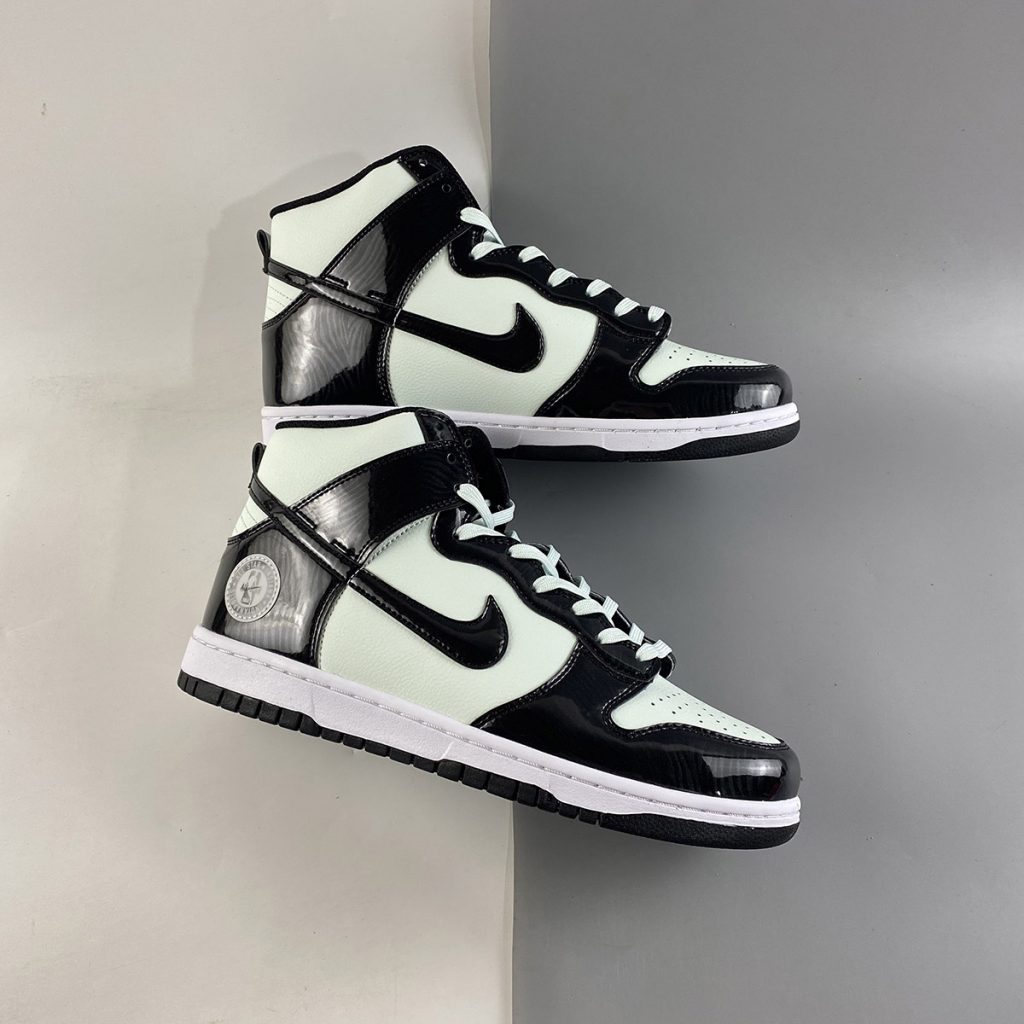 nike dunk high se all star barely green