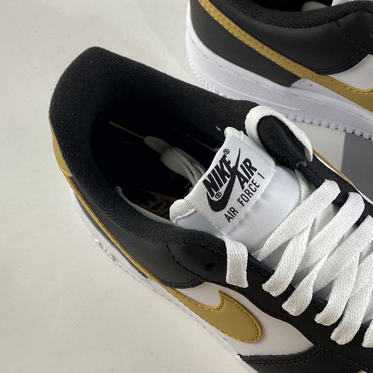 Nike-Air-Force-1-Low-Black-White-Metallic-Gold-For-Sale-3