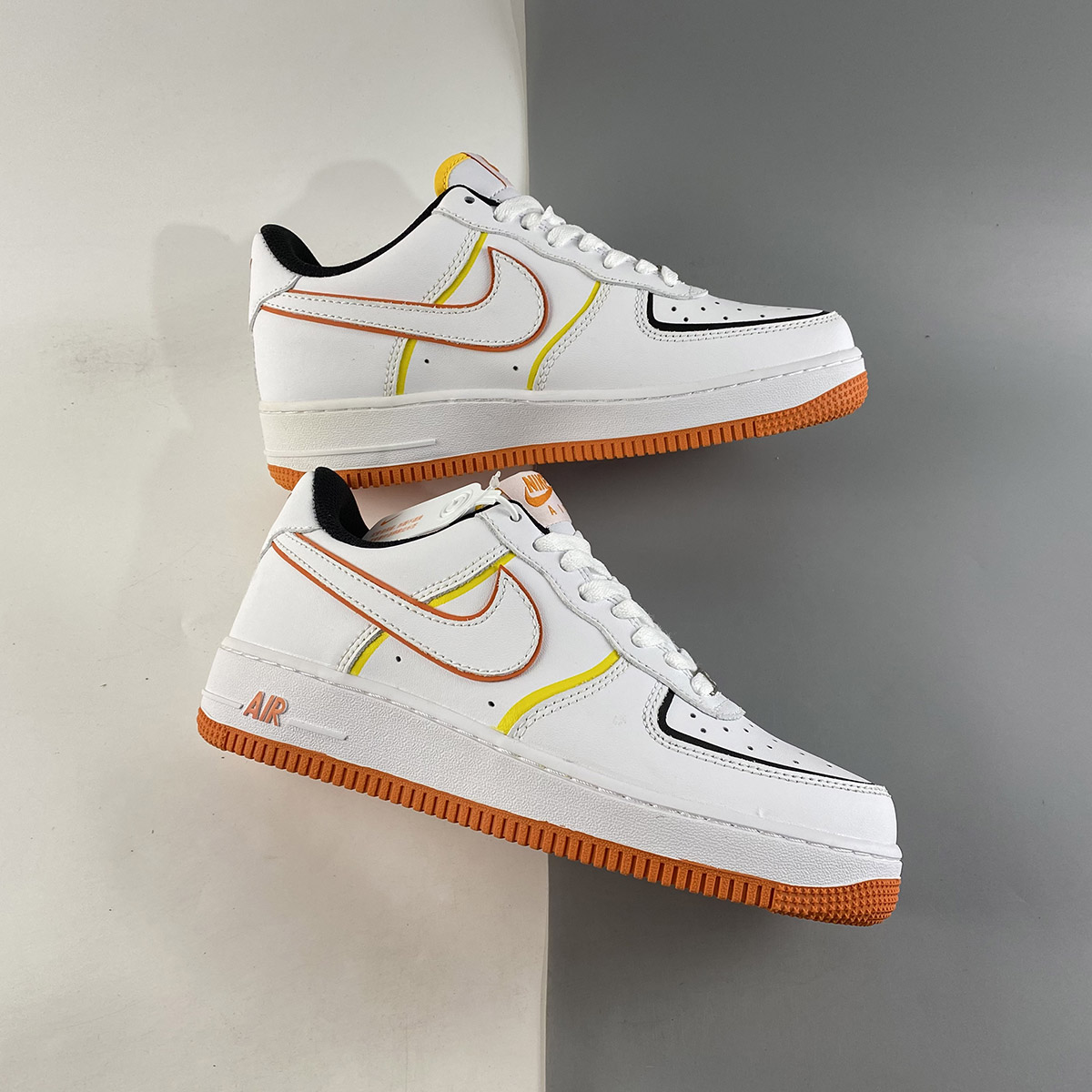 Nike-Air-Force-1-Low-DIY-White-Orange-For-Sale-1