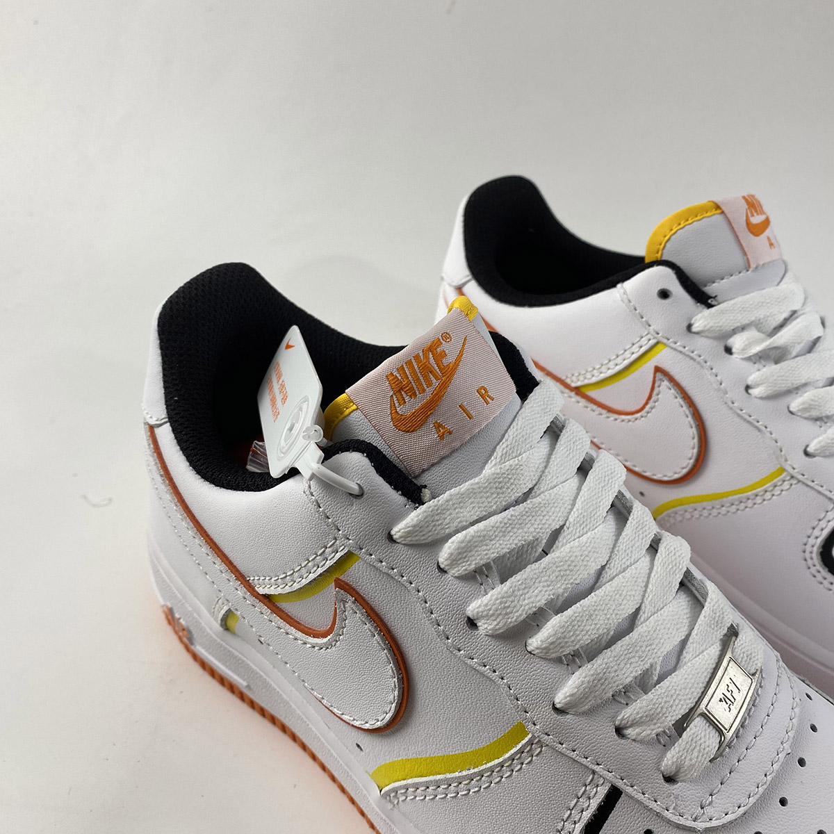 Nike-Air-Force-1-Low-DIY-White-Orange-For-Sale-3