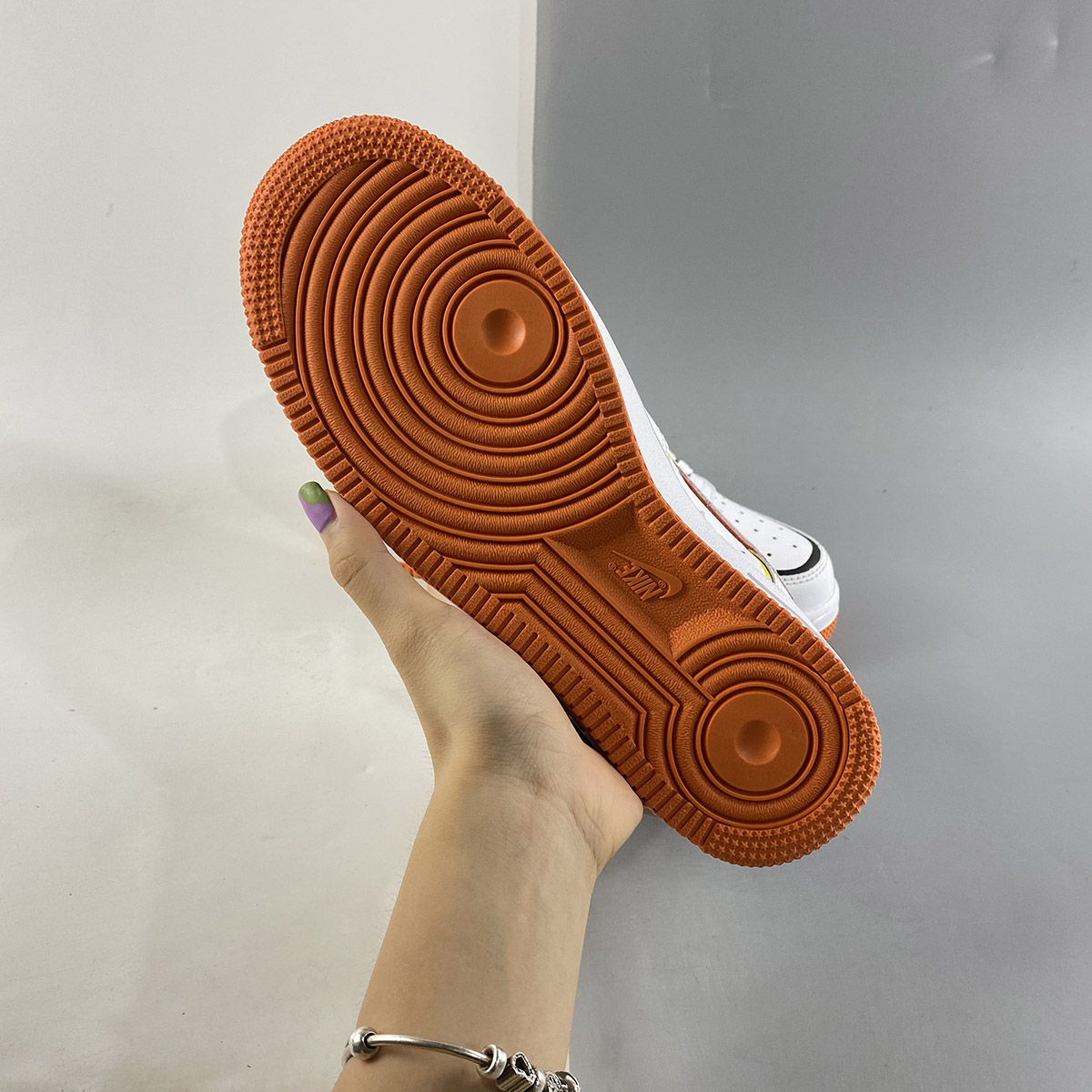 Nike-Air-Force-1-Low-DIY-White-Orange-For-Sale-5