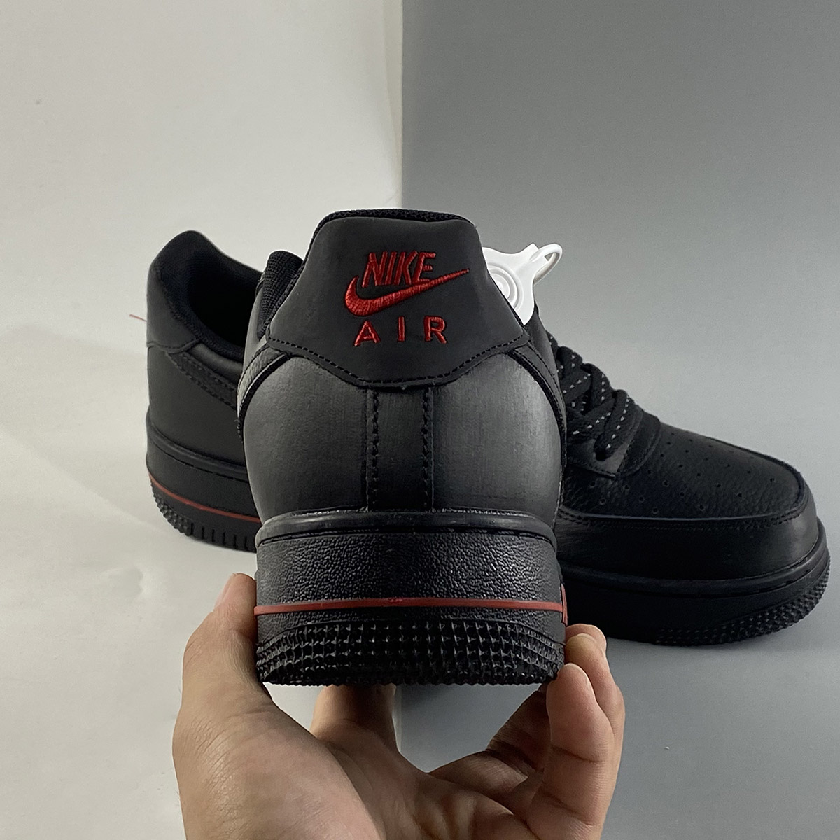 Nike-Air-Force-1-Low-Reflective-Black-Red-For-Sale-4