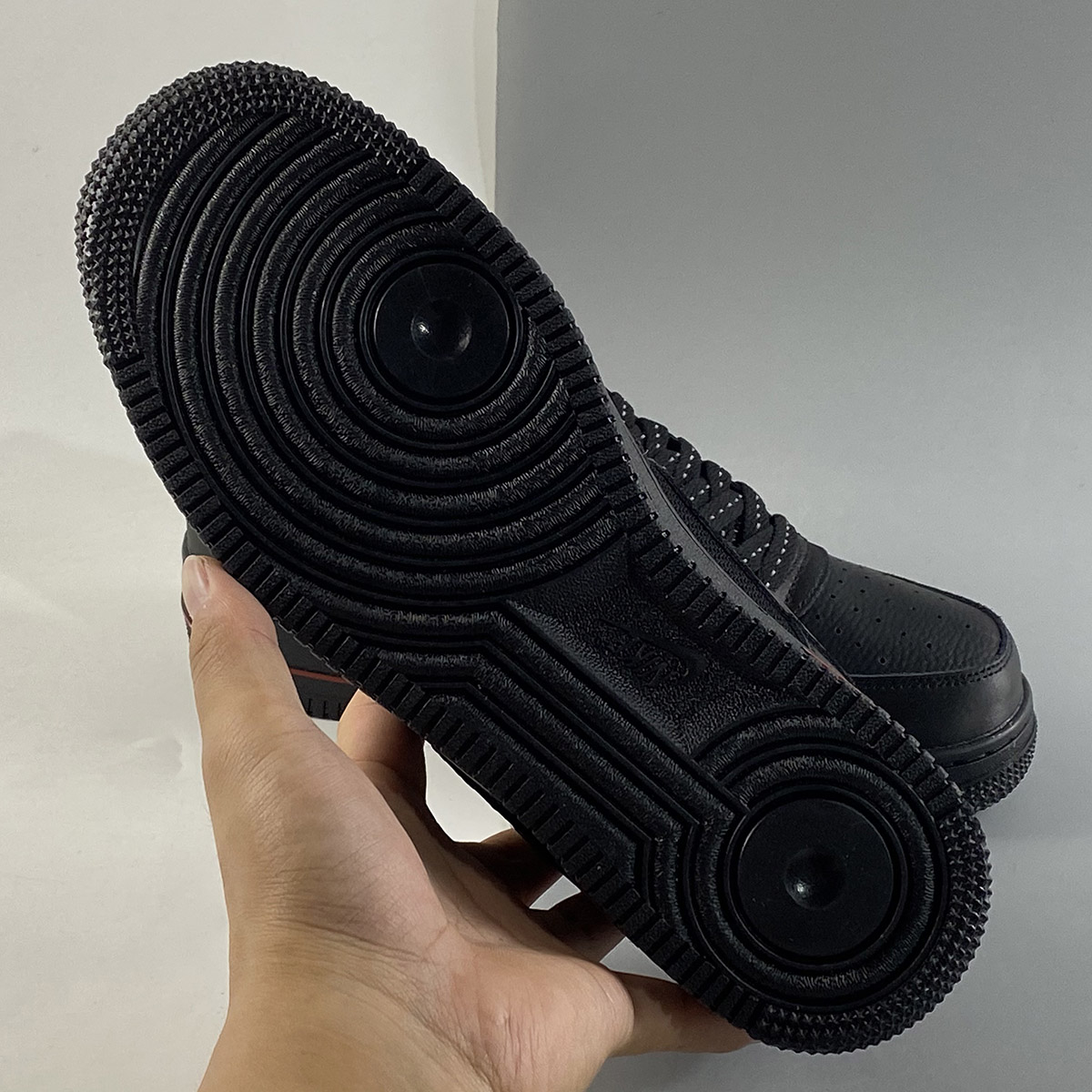 Nike-Air-Force-1-Low-Reflective-Black-Red-For-Sale-5