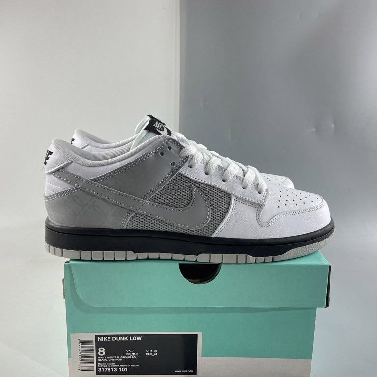 Nike Dunk Low White/Neutral Grey-Black For Sale – The Sole Line