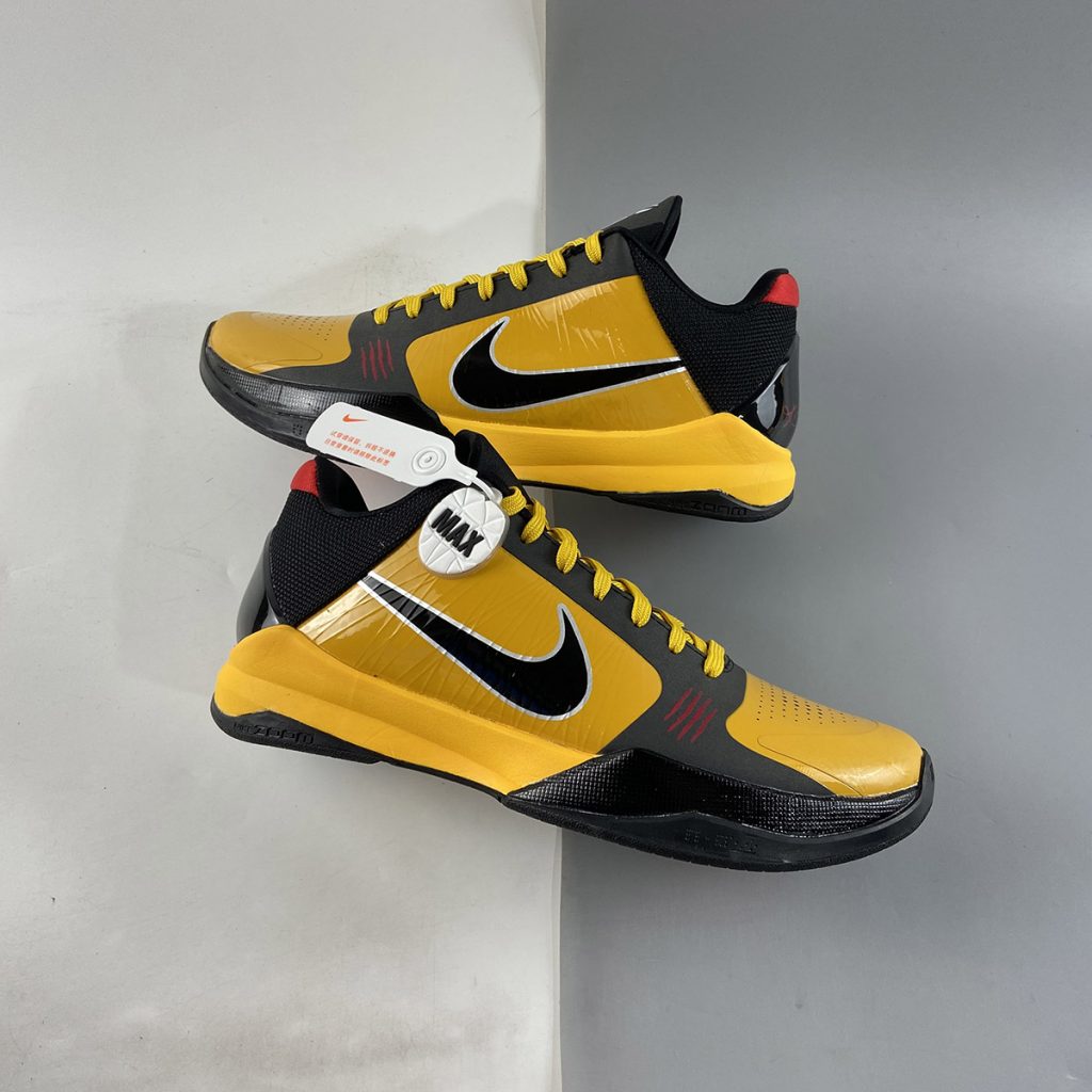 Nike Kobe 5 Protro “Bruce Lee” Del Sol/Metallic RedBlack