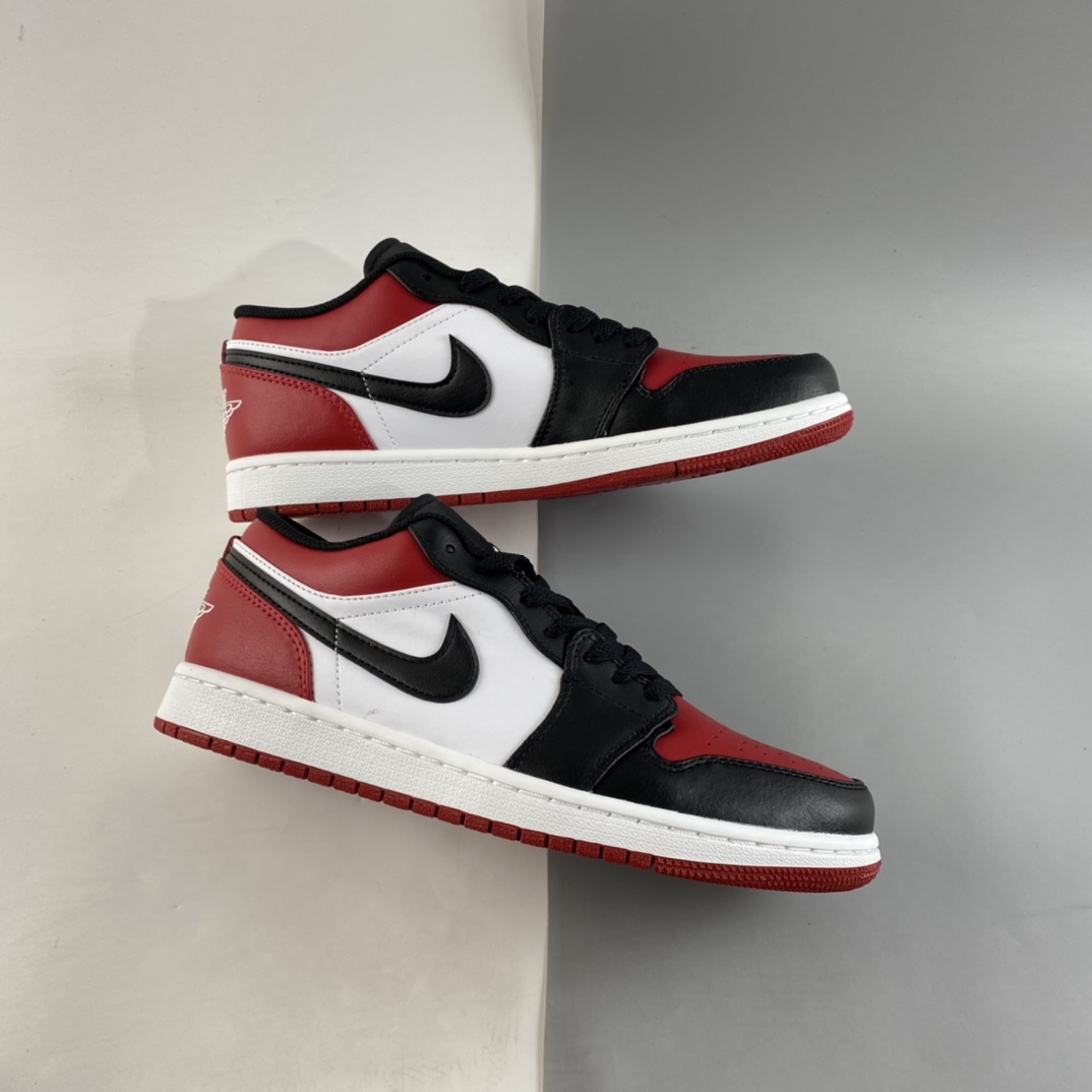 Air-Jordan-1-Low-Bred-Toe-White-Black-University-Red-For-Sale-1