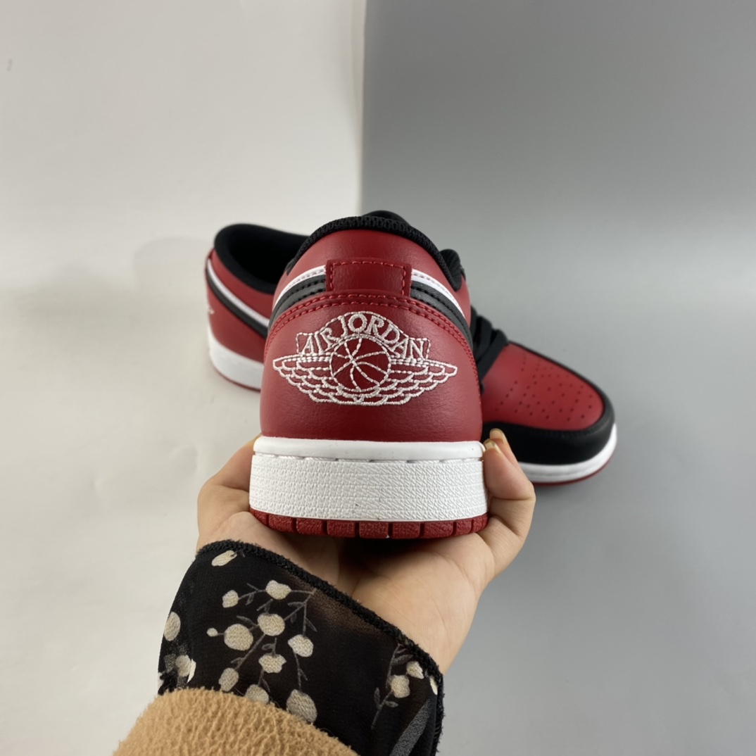 Air-Jordan-1-Low-Bred-Toe-White-Black-University-Red-For-Sale-4