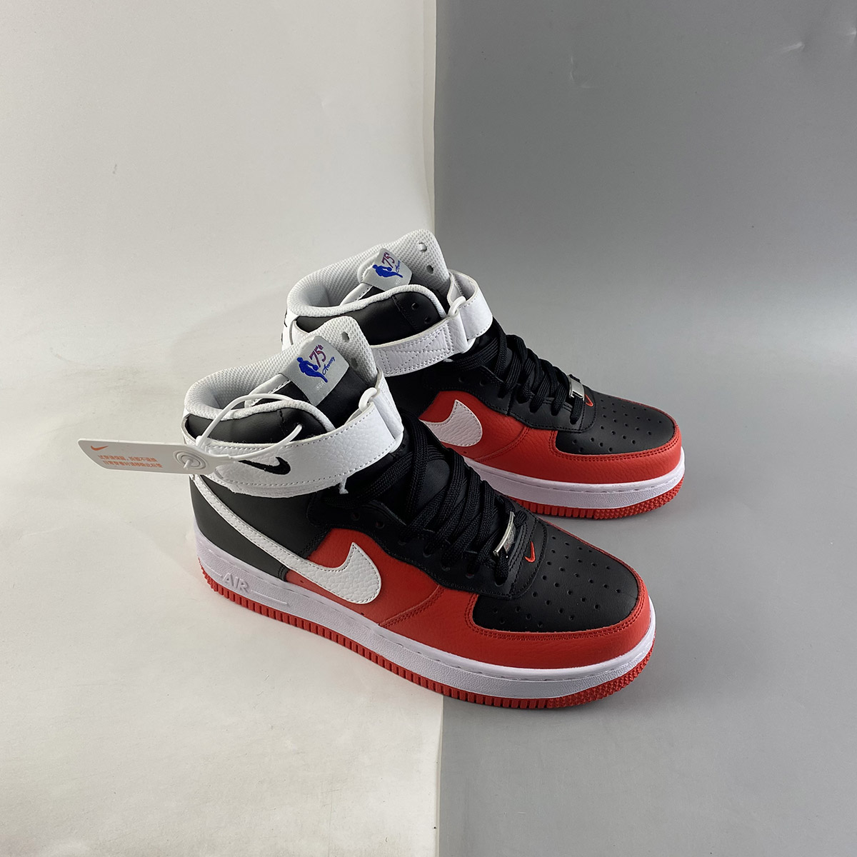 NBA-x-Nike-Air-Force-1-High-75th-Anniversary-Black-Chile-Red-White-Sail-For-Sale-6