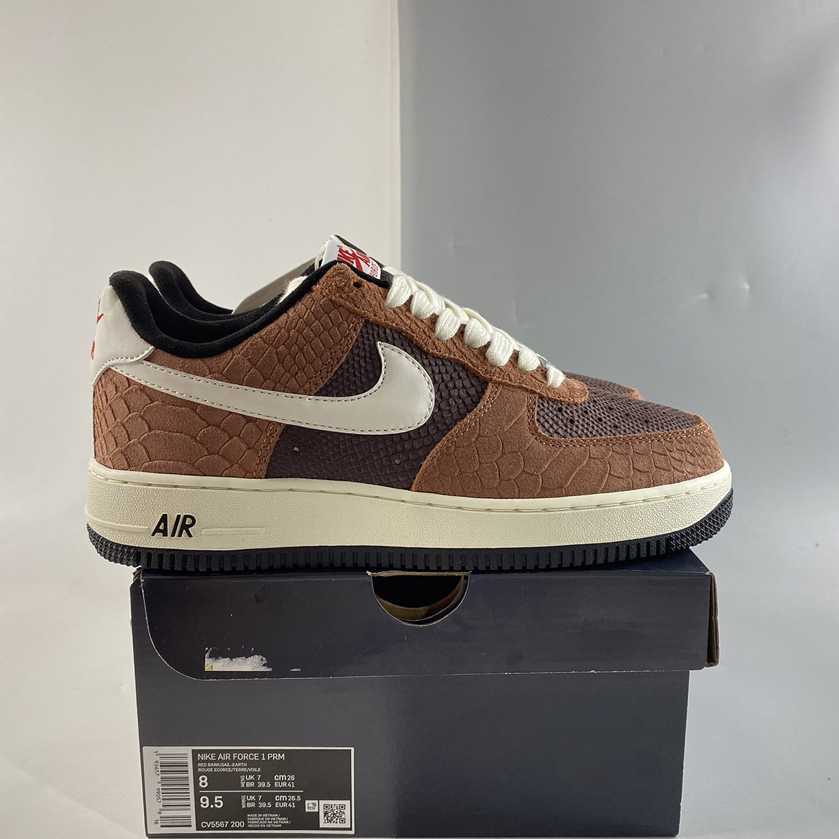 Nike-Air-Force-1-PRM-Red-Bark-Sail-Earth-University-Red-For-Sale-7