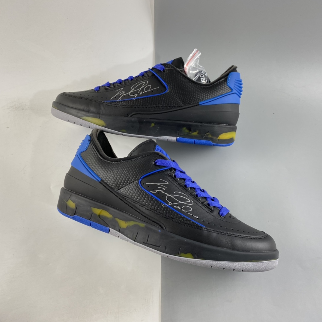 Off-White-x-Air-Jordan-2-Low-Black-Varsity-Royal-For-Sale