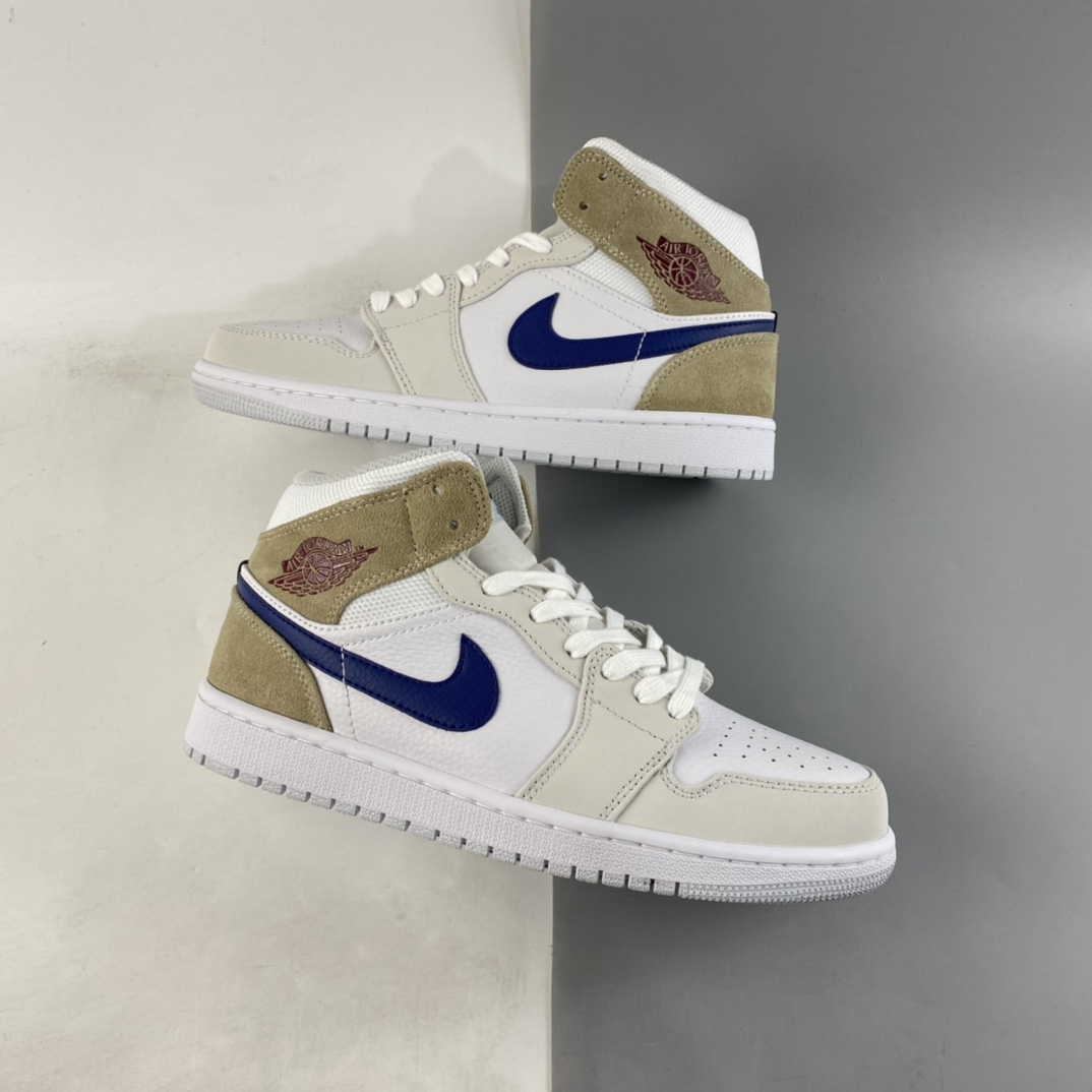 Air-Jordan-1-Mid-Navy-Swooshes-and-Tan-Suede