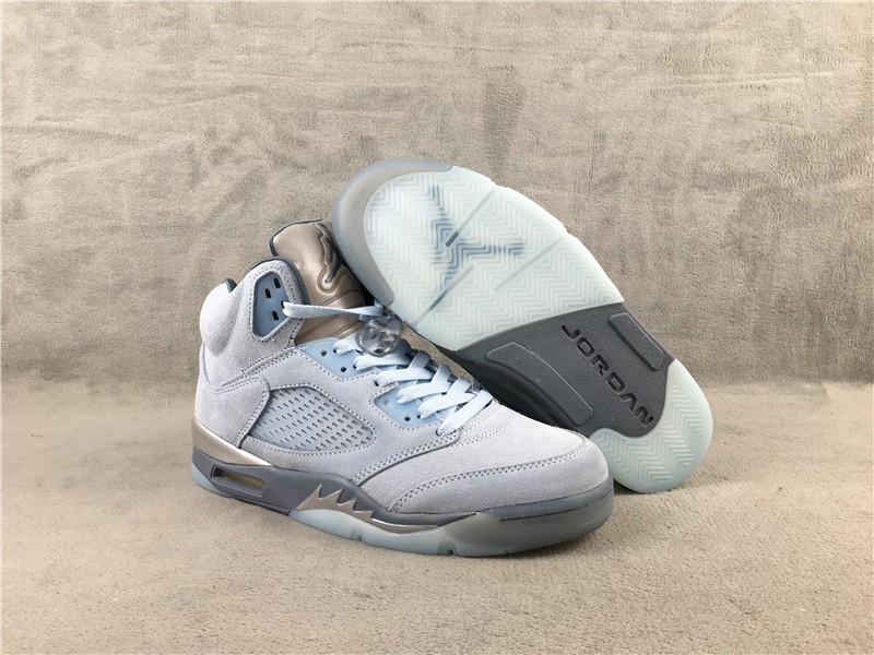 jordan 5 blue grey white