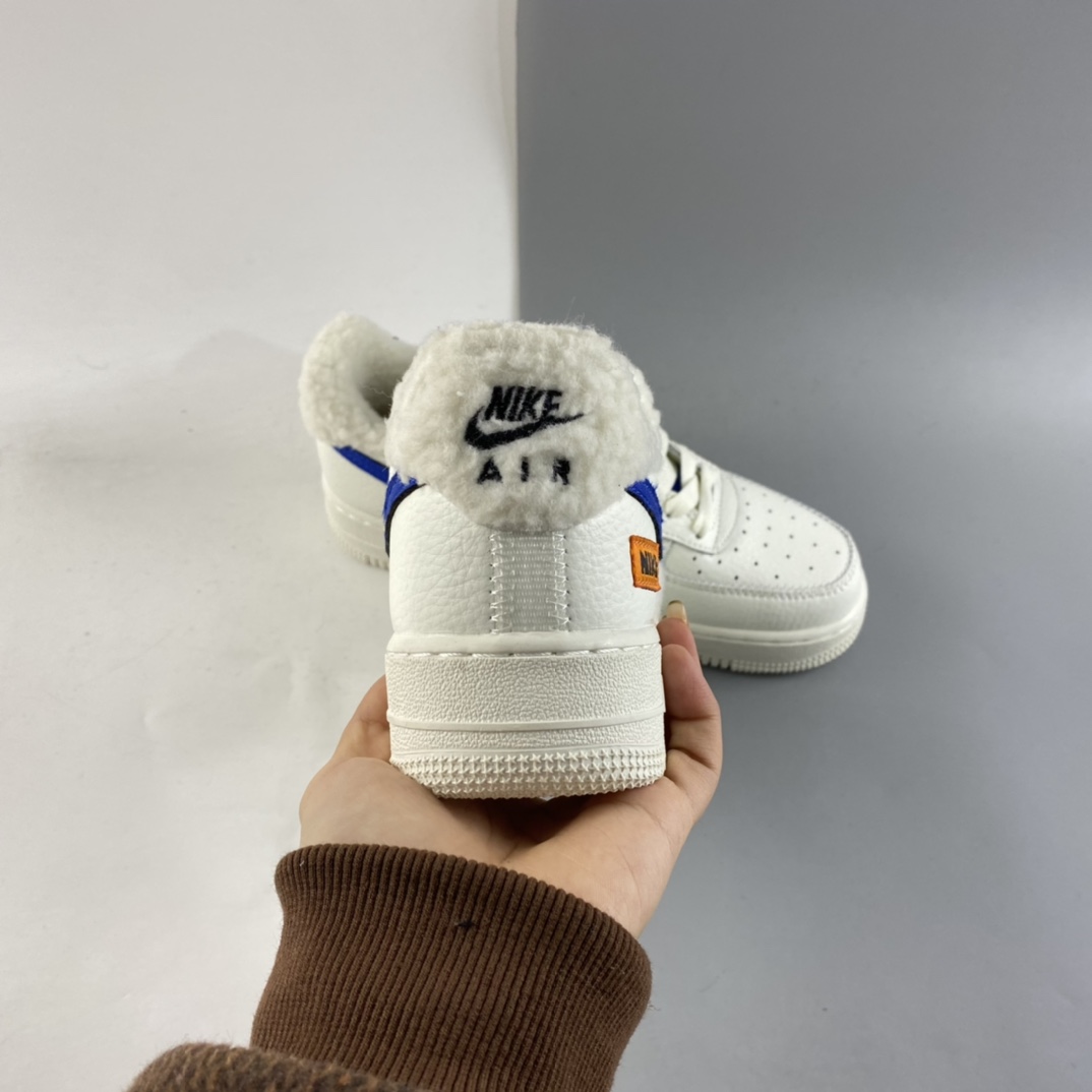 Nike-Air-Force-1-Low-Sherpa-Fleece-Sail-Coconut-Milk-Orange-Blue-For-Sale-4