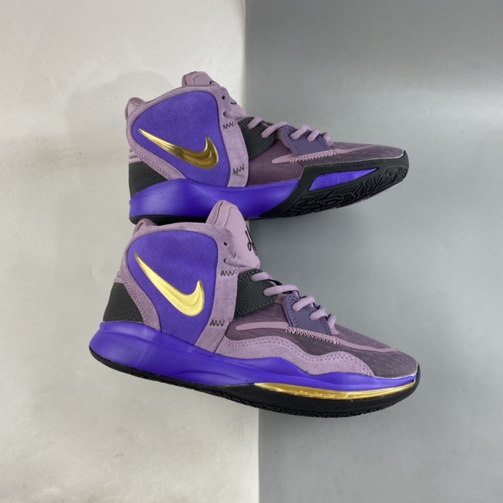 kyrie 5 purple and gold
