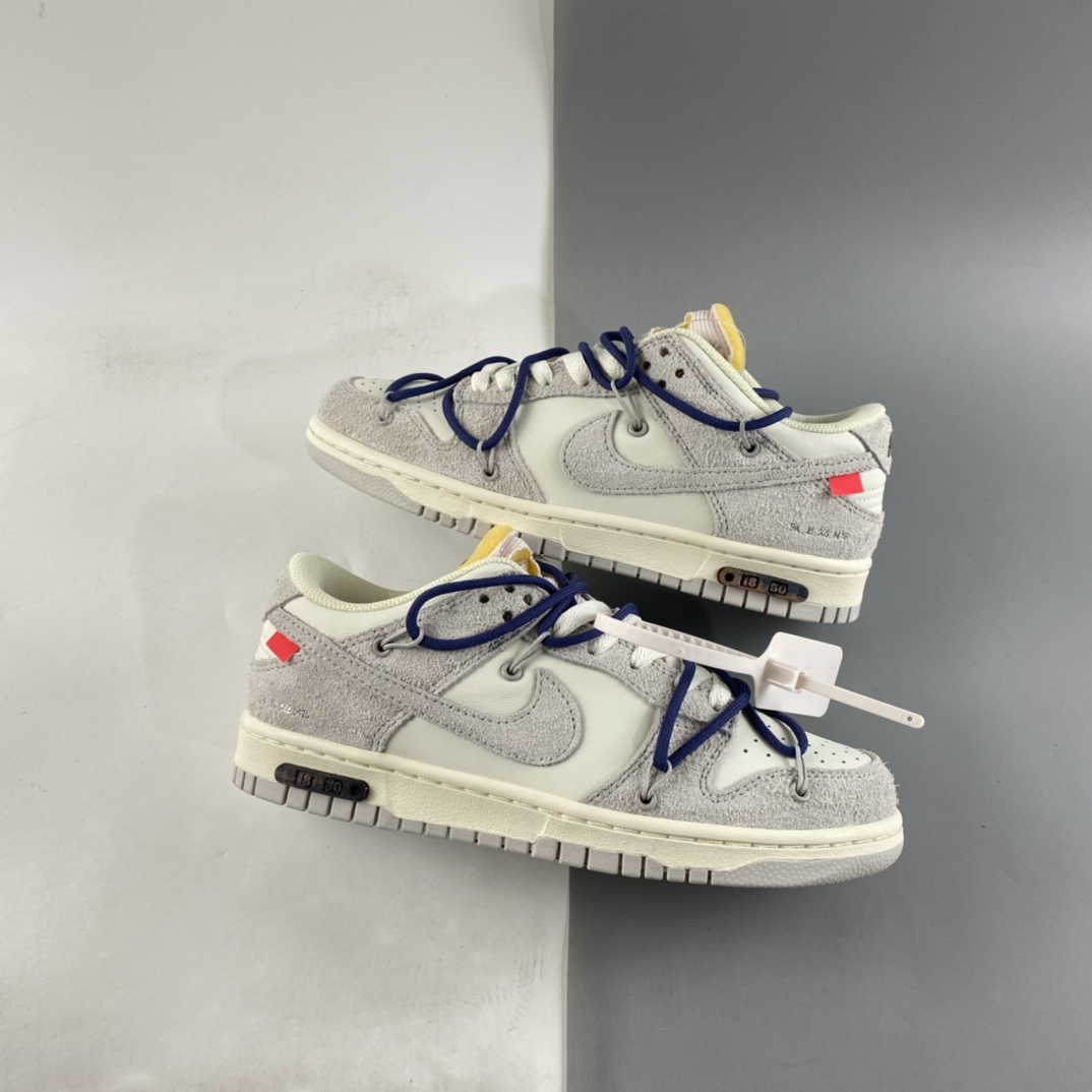 Off-White-x-Nike-Dunk-Low-18-To-50-Sail-Neutral-Grey-For-Sale