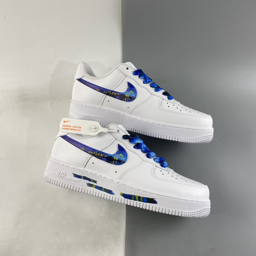 Custom-Nike-Air-Force-1-Low-White-Blue-For-Sale-1