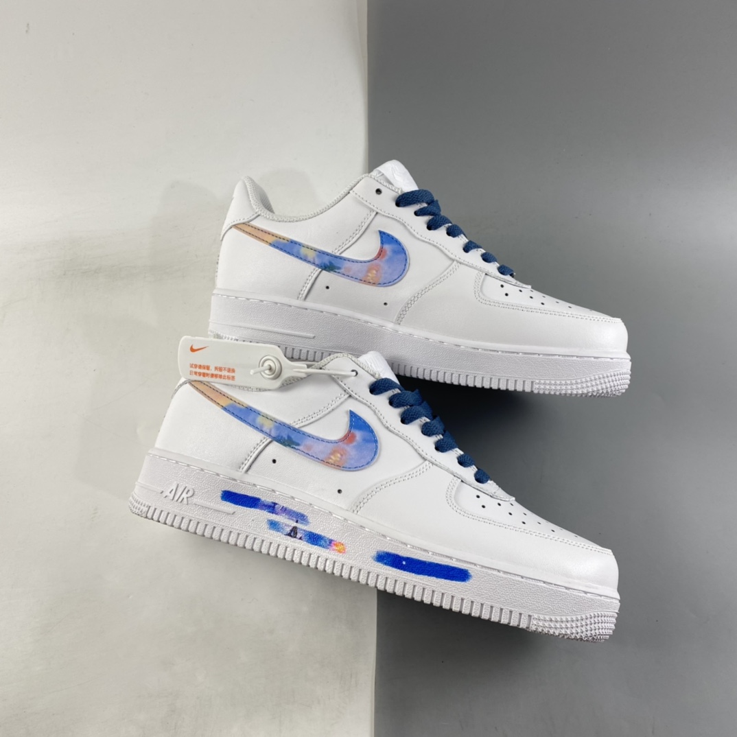 Custom-Nike-Air-Force-1-Low-White-Blue-For-Sale-1