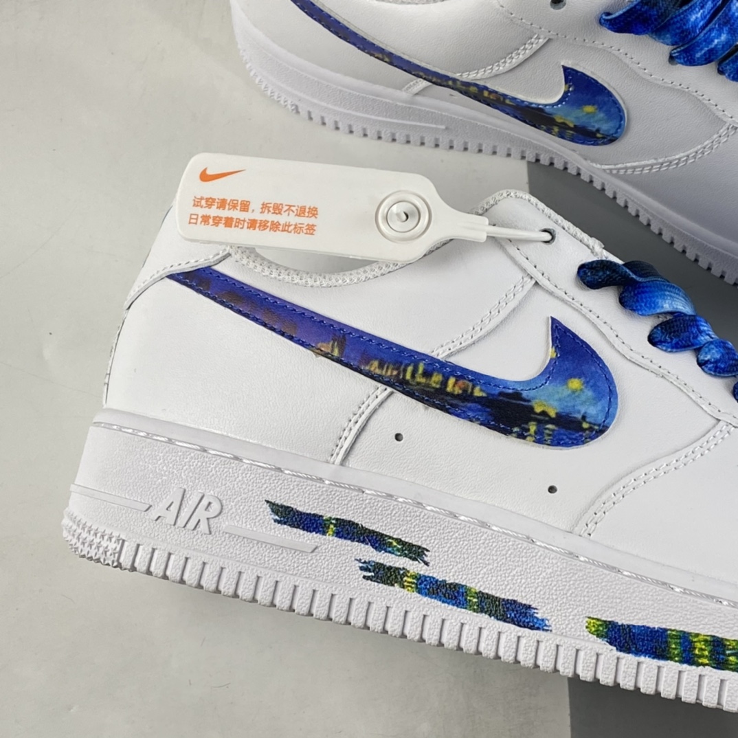Custom-Nike-Air-Force-1-Low-White-Blue-For-Sale-2