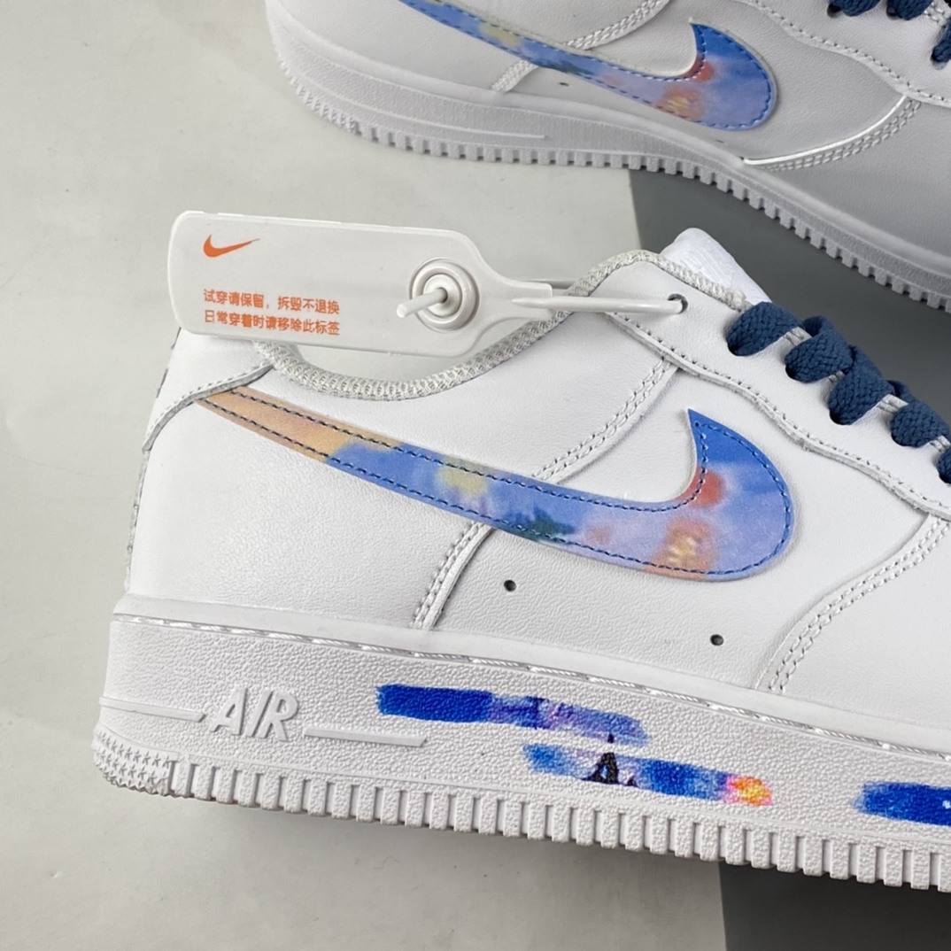 Custom-Nike-Air-Force-1-Low-White-Blue-For-Sale-2