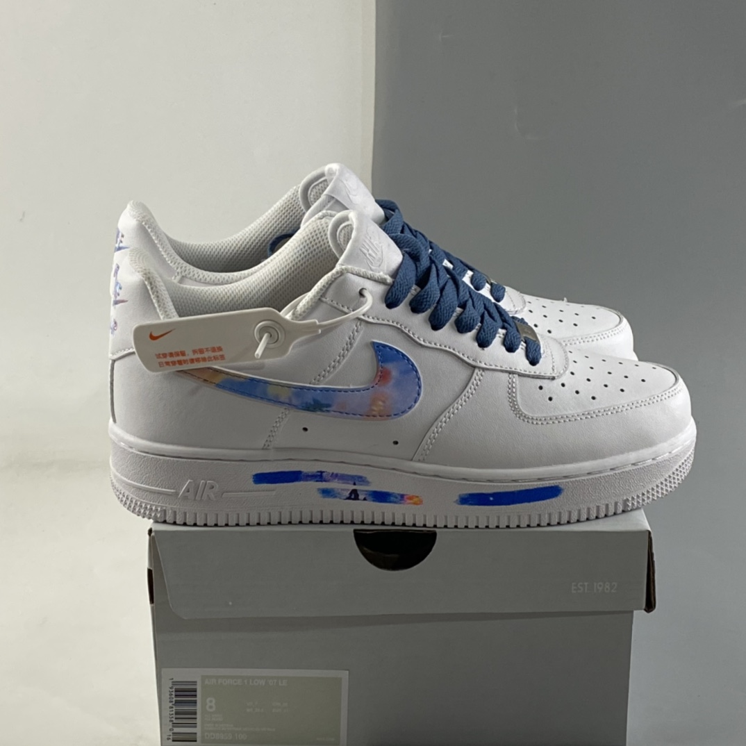 Custom-Nike-Air-Force-1-Low-White-Blue-For-Sale-7