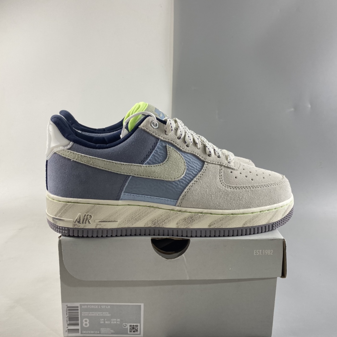 Nike-Air Force-1-07-LX-Mountain-White-Greystone-Light-Blue-For-Sale-7