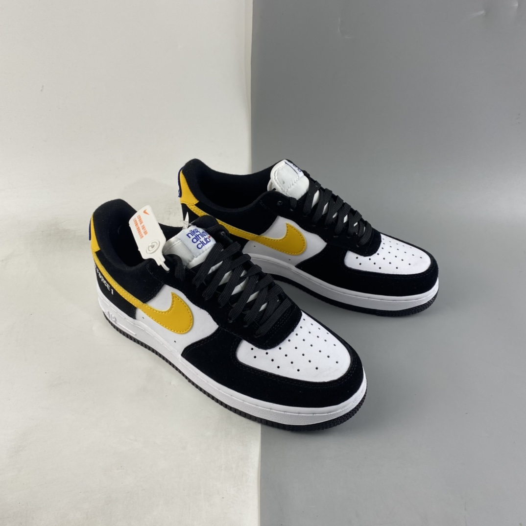 Nike-Air-Force-1-Low-Athletic-Club-Black-White-University-Gold-For-Sale-6