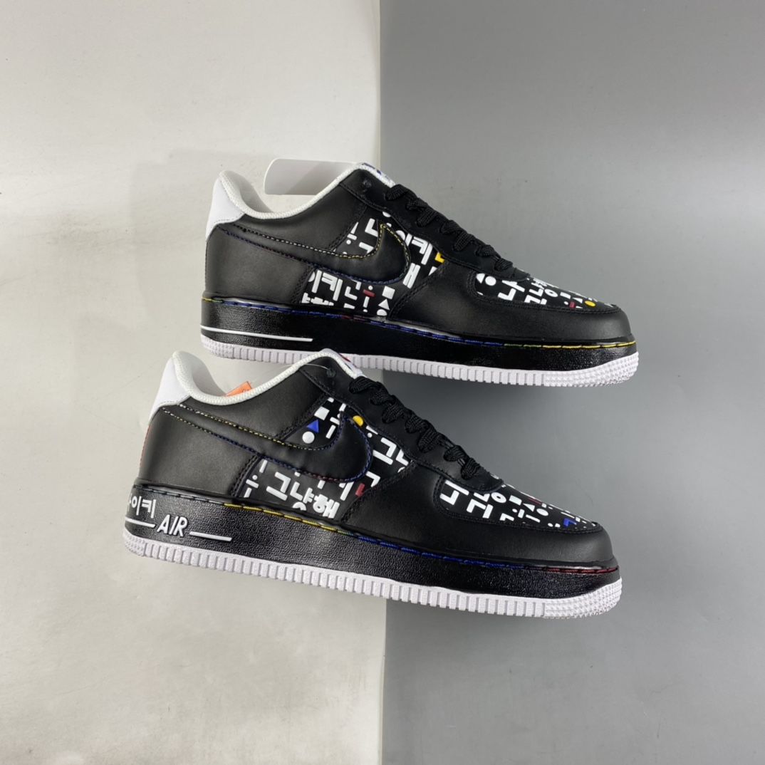 Nike-Air-Force-1-Low-Hangeul-Day-Black-DO2704-010-For-Sale-1