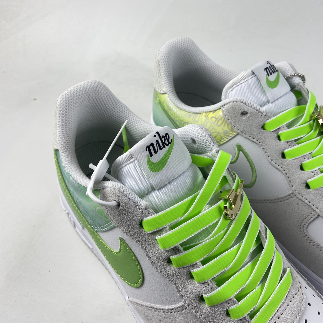 Custom-Nike-Air-Force-1-Low-White-Green-For-Sale-3