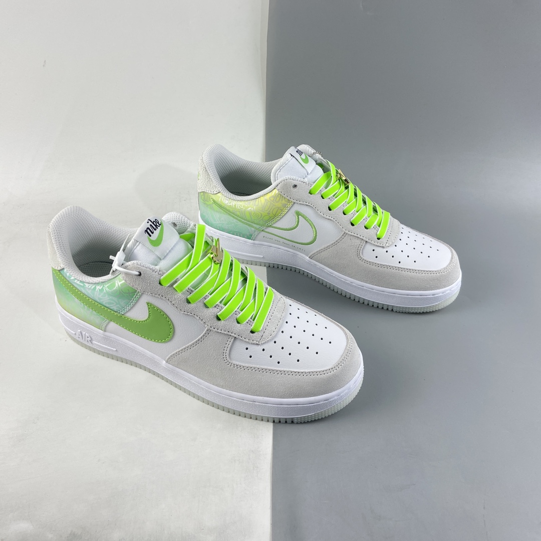 Custom-Nike-Air-Force-1-Low-White-Green-For-Sale-6