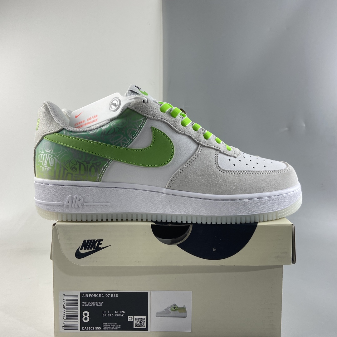 Custom-Nike-Air-Force-1-Low-White-Green-For-Sale-7