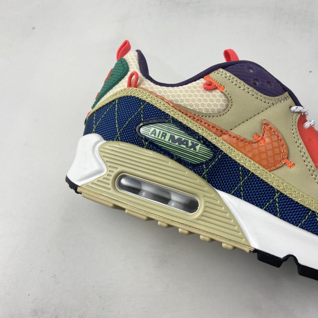 Nike Air Max 90 ‘Mountaineering’ Team Gold/Coastal Blue/Camellia/Orange