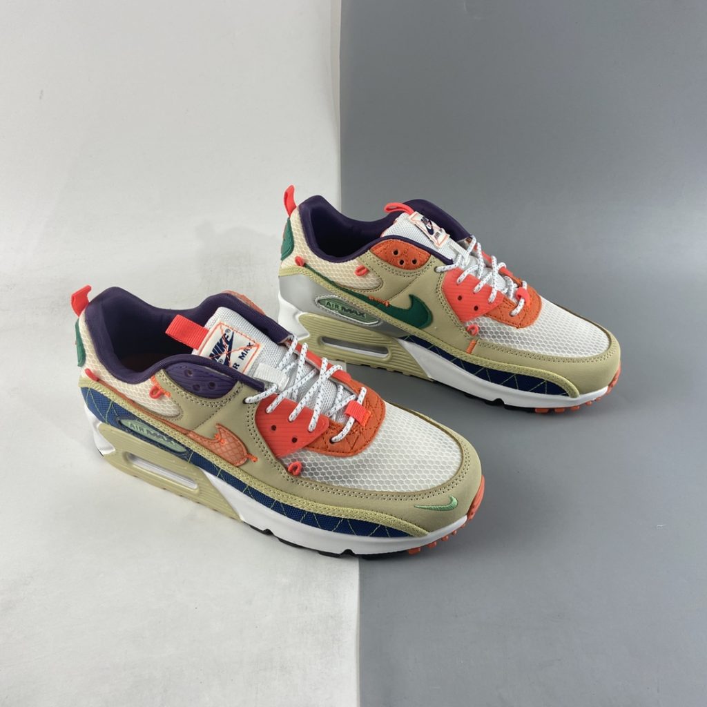 Nike Air Max 90 ‘Mountaineering’ Team Gold/Coastal Blue/Camellia/Orange