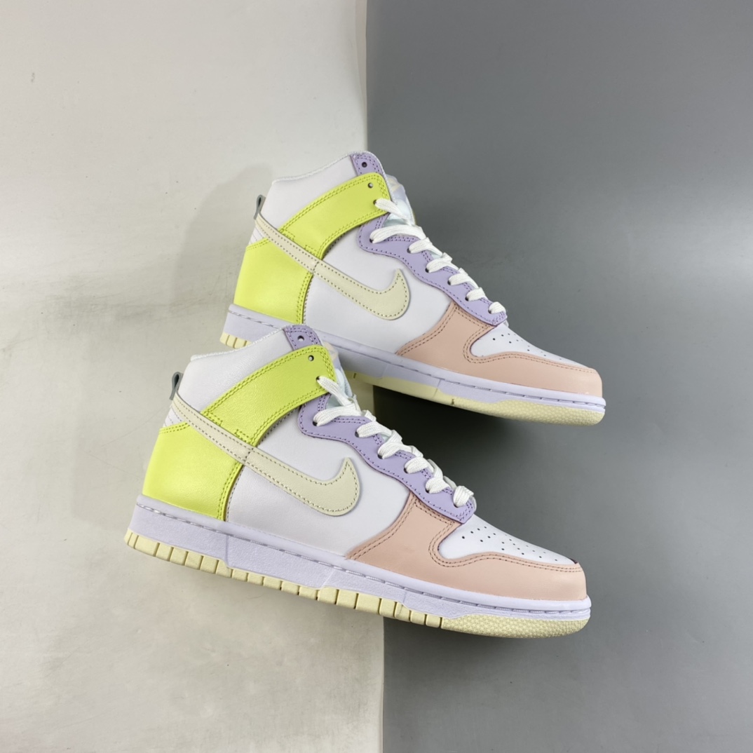 Nike-Dunk-High-Cashmere-White-Cashmere-Lemon-Twist-For-Sale-1