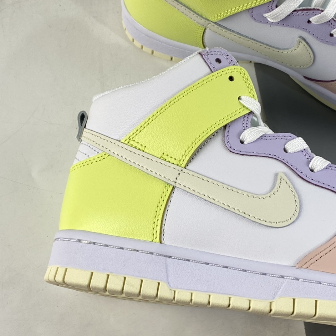 Nike-Dunk-High-Cashmere-White-Cashmere-Lemon-Twist-For-Sale-2