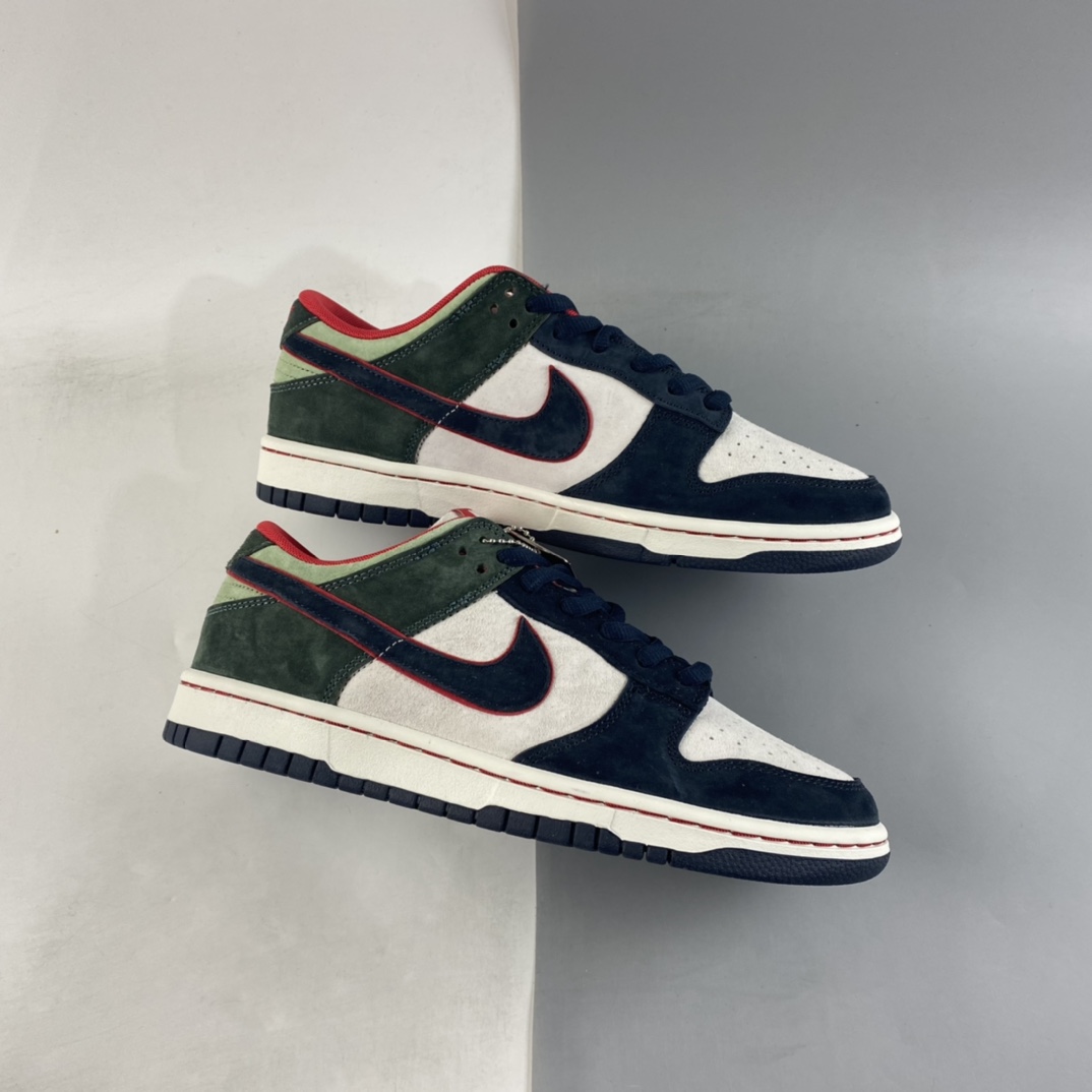 Nike-Dunk-Low-Navy-Green-Red-For-Sale-1
