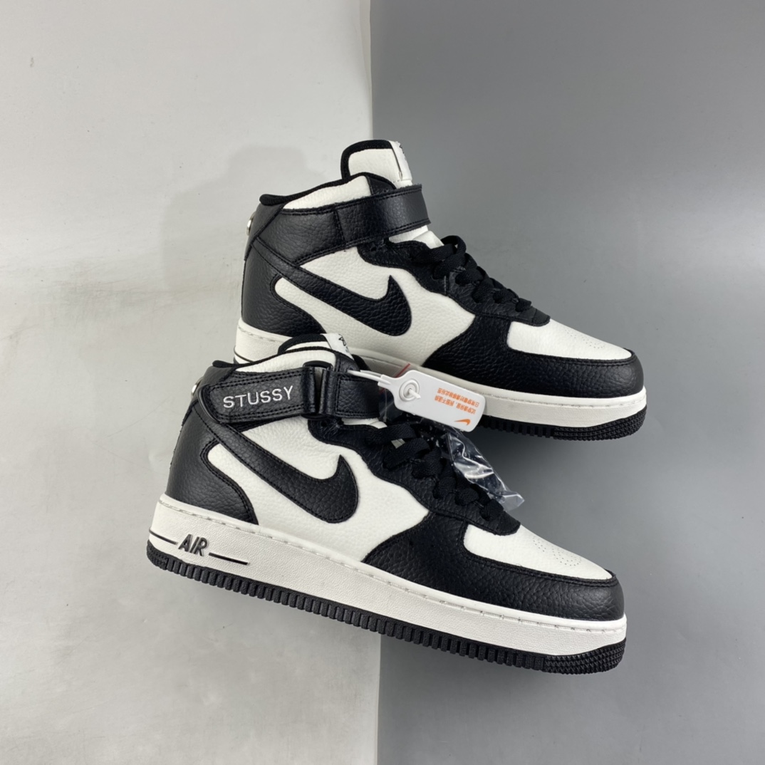 Stussy-x-Nike-Air-Force-1-Mid-White-Black-For-Sale-1