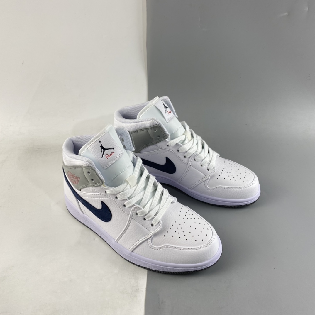 Air-Jordan-1-Mid-Paris-White-University-Red-Stealth-Midnight-Navy-For-Sale-6