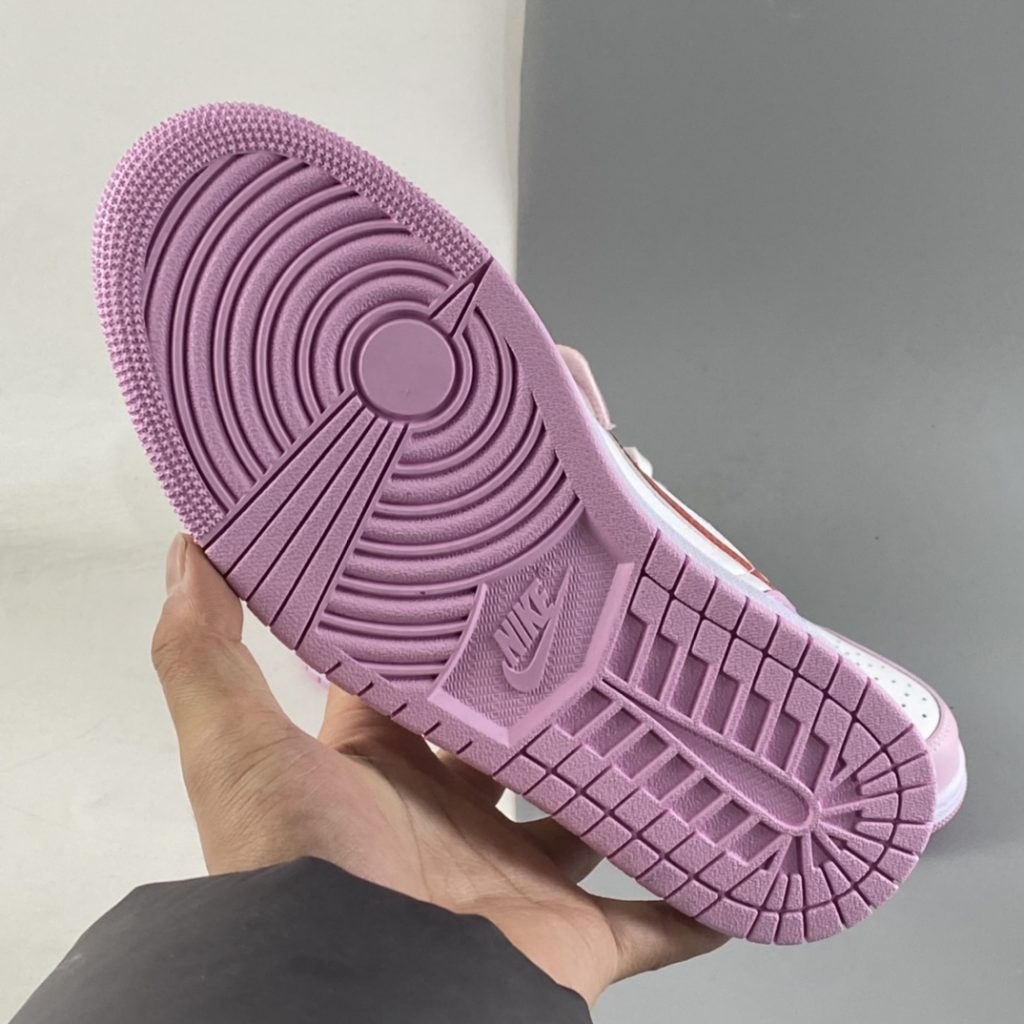 valentine's air jordan 1 pink