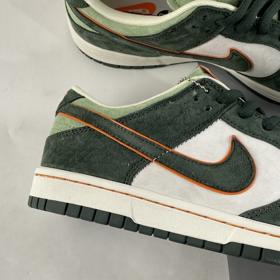 Nike-Dunk-Low-Grey-Suede-Green-For-Sale-2