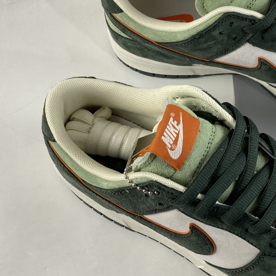 Nike-Dunk-Low-Grey-Suede-Green-For-Sale-3