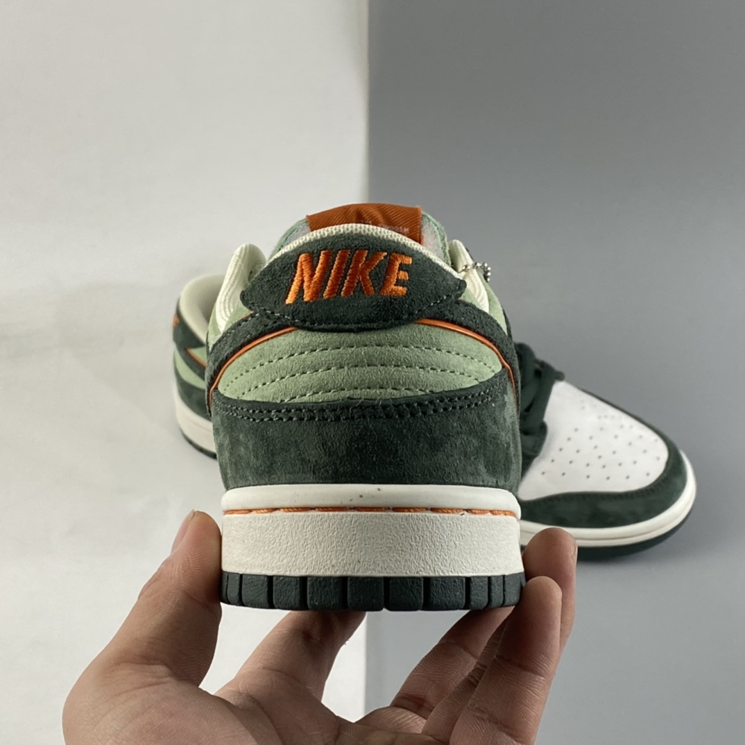 Nike-Dunk-Low-Grey-Suede-Green-For-Sale-4