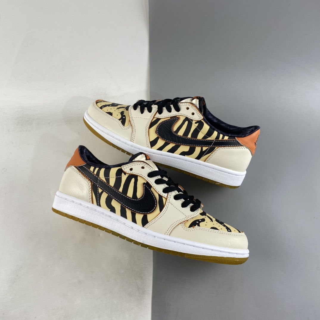 Air-Jordan-1-Low-OG-CNY-2022-Tiger-Print-DH6932-100-For-Sale